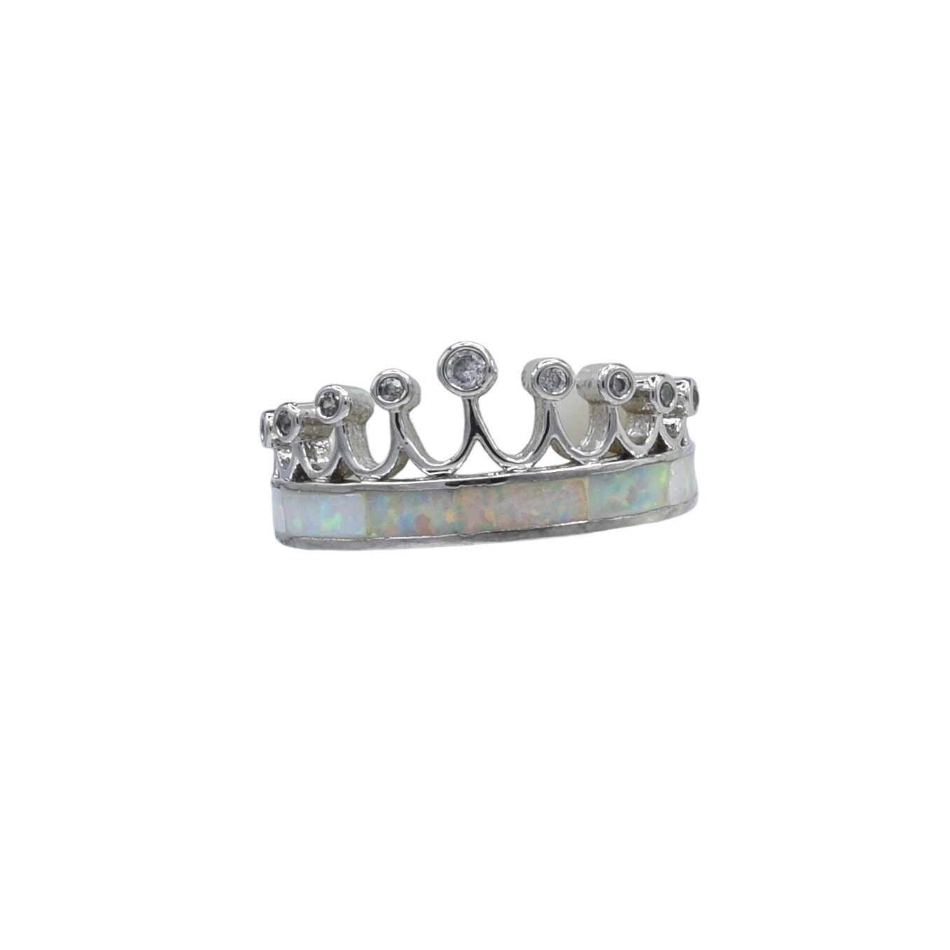 Nwot Fragrant Jewels Opal Crown Ring Size 775 Us 20$
